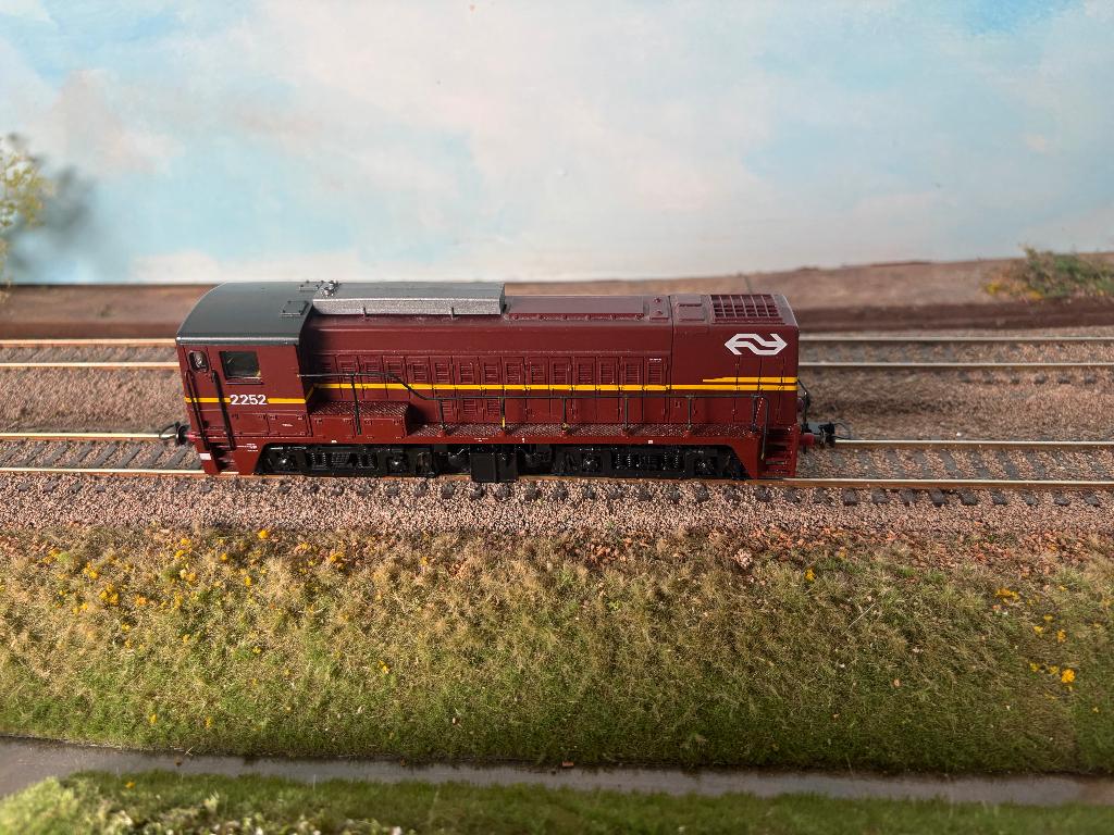 Roco 43674, NS 2200 bruin, met vignet en witte cijfers, Hobby en Vrije tijd, Modeltreinen | H0, Gebruikt, Analoog, Ophalen of Verzenden