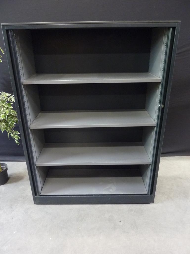 Ahrend roldeurkast / kantoorkast 120x45x161cm archiefkast, 100 tot 150 cm, Handelsonderneming Hendriksen, Meerdere deuren, Ophalen of Verzenden