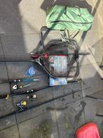 Complete visuitrusting: werphengels, net, stoelen en meer, Watersport en Boten, Ophalen, Zo goed als nieuw
