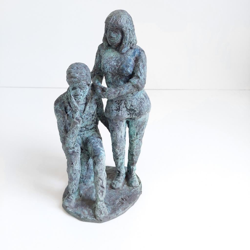 Bronzen Sculptuur Siem Wardenaar Barsingerhorn Brons Beeld, Verzenden, Brons