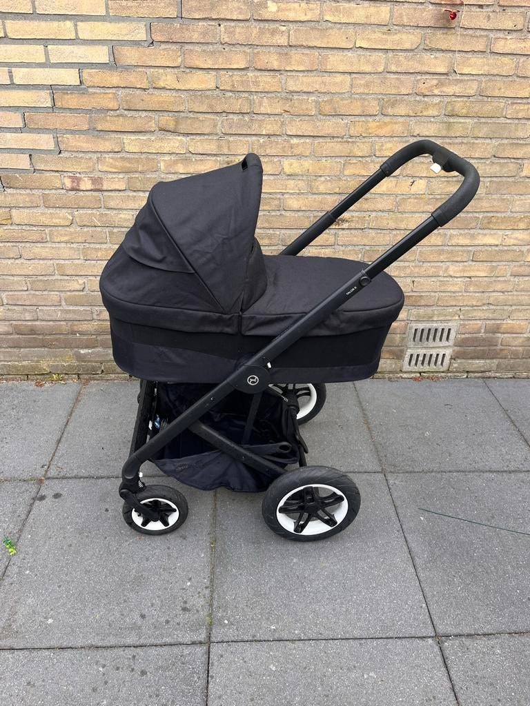 Cybex Talos S kinderwagen 3 delig zwart + maxicosi adapters, Kinderen en Baby's, Kinderwagens en Combinaties, Zo goed als nieuw