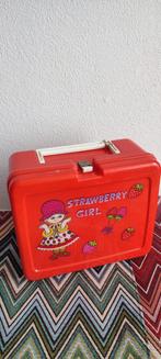 Strawberry Shortcake lunchbox doos koffertje 80 Vintage, Ophalen of Verzenden, Gebruikt