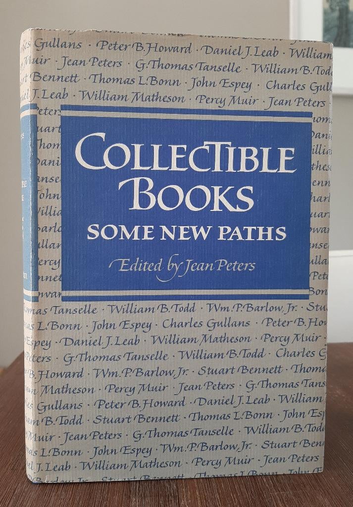 Jean Peters (ed) - Collectible Books - Some New Paths, Ophalen of Verzenden, Gelezen, Amerika