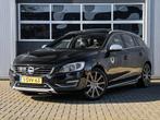 Volvo V60 2.4 D6 AWD Plug-In Hybrid Summum | Leder | Schuifd, Auto's, Automaat, Zwart, Zwart, Vierwielaandrijving