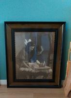 Grote antieke originele ingelijste foto antieke lijst, Ophalen