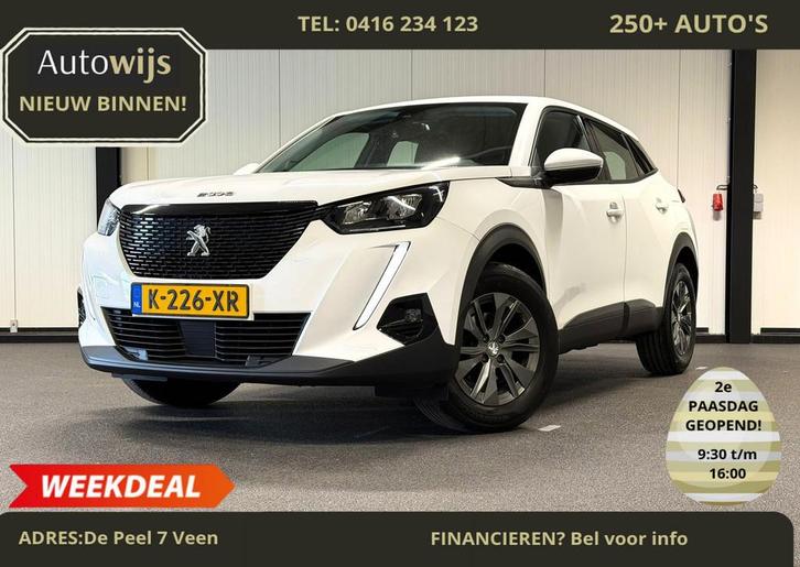 Peugeot 2008 1.2 PureTech Blue Lease Active|LED|CARPLAY|DAB+, Auto's, Peugeot, Bedrijf, Te koop, ABS, Achteruitrijcamera, Airbags