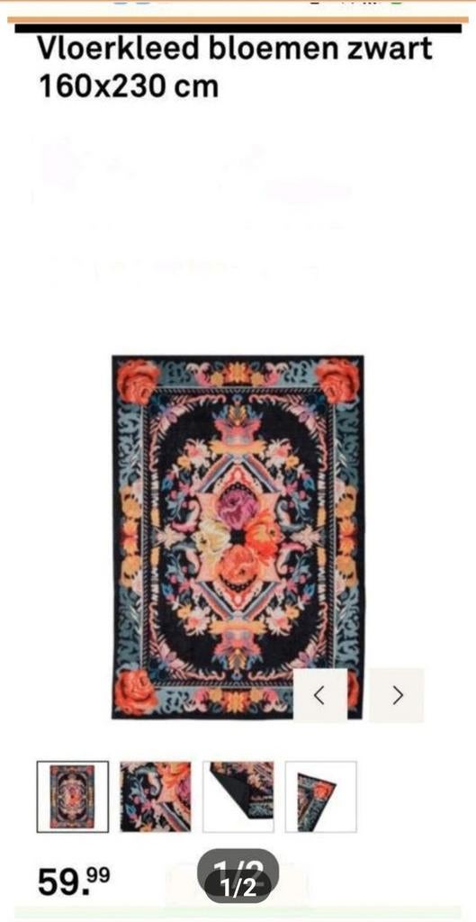 Karwei vloerkleed kilim tapıjt kleed, Ophalen, Overige kleuren, 200 cm of meer, Zo goed als nieuw
