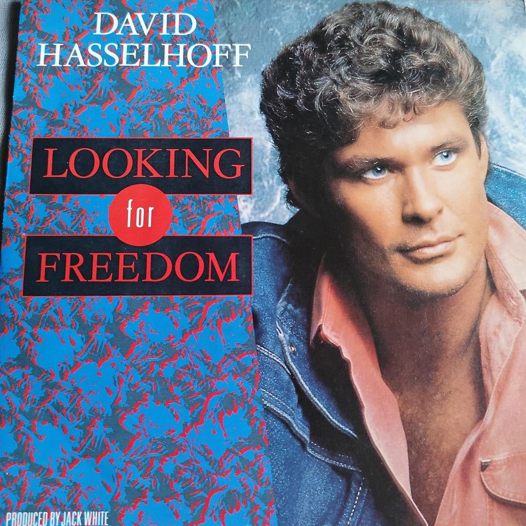 David Hasselhoff - Looking for Freedom (Vinyl Single), Ophalen of Verzenden, 1980 - 1989, Gebruikt, 7 inch