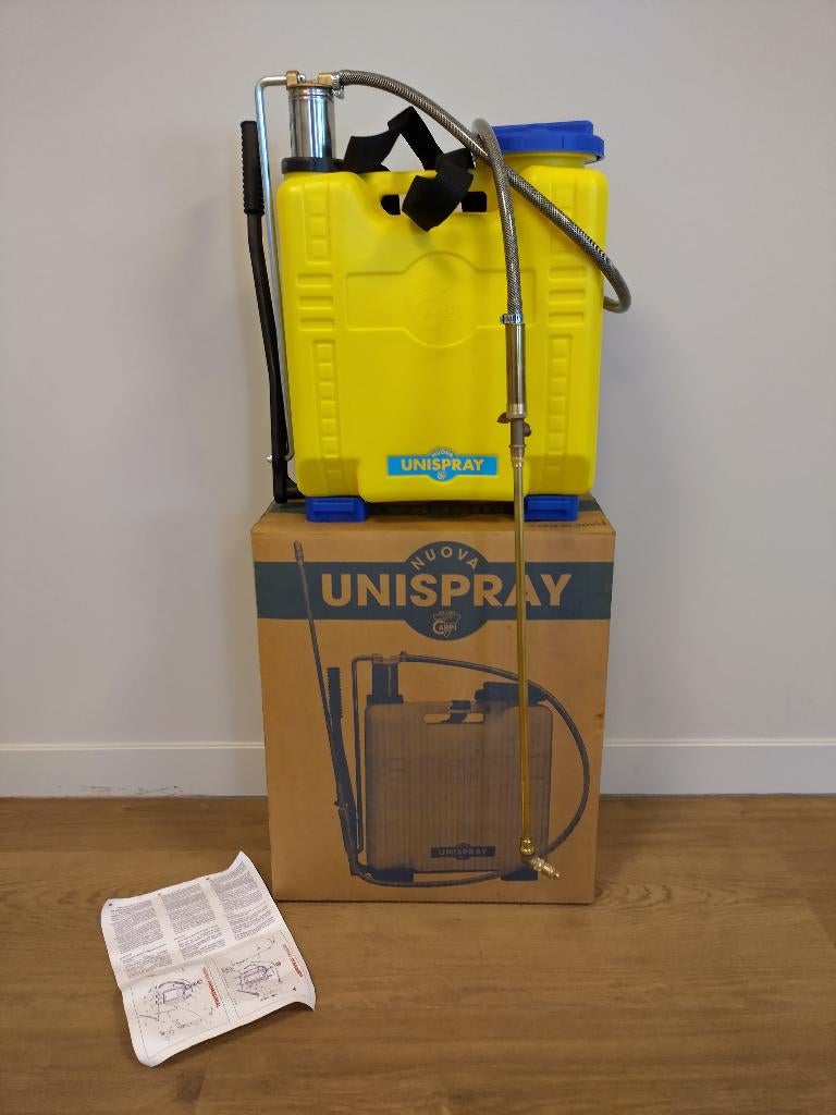 Carpi professionele rugspuit, onkruidverdelger, 20 l. tank, Ophalen of Verzenden, Nieuw