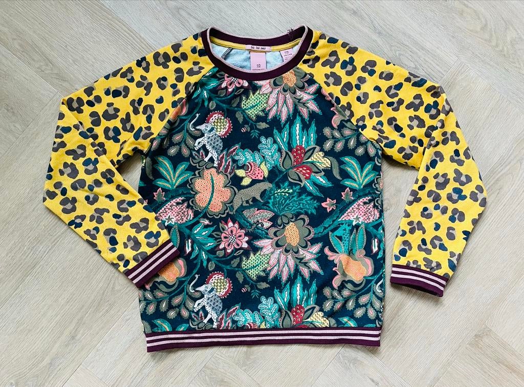 Scotch & Soda mooie trui met bloemenprint maat 140, Verzenden, Zo goed als nieuw, Meisje, Trui of Vest