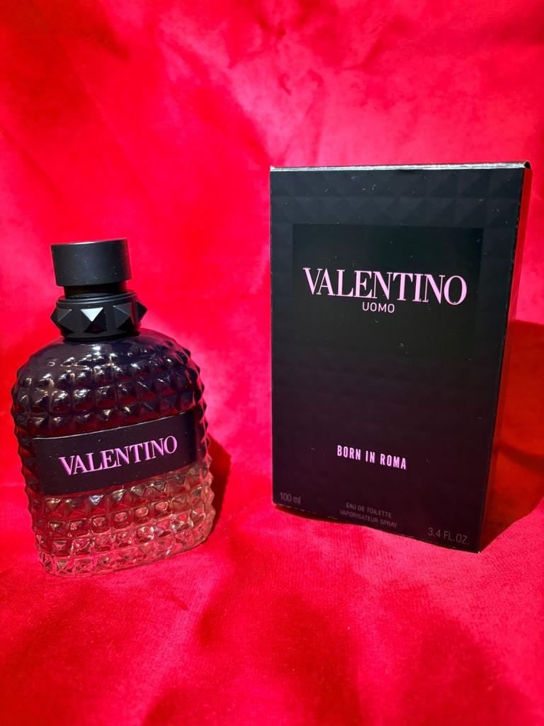 Valentino Uomo Born in Roma (100 ml), Ophalen of Verzenden, Zo goed als nieuw, Parfumfles