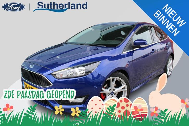 Ford Focus 1.0 Ecoboost 125 PK Titanium S-Edition | Trekhaak, Auto's, Ford, Bedrijf, Te koop, Focus, ABS, Achteruitrijcamera, Airbags