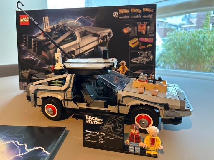 Lego 10300 Back to the Future DeLorean, Kinderen en Baby's, Speelgoed | Duplo en Lego, Zo goed als nieuw, Lego, Complete set, Ophalen of Verzenden