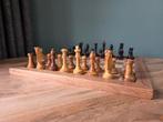Houten schaakbord met schaakstukken - 41x41 cm, Ophalen of Verzenden