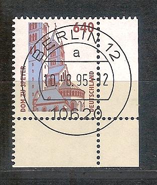 BRD 1811 hoekzegel e.a. hoekzegels, Ophalen of Verzenden, BRD, Gestempeld