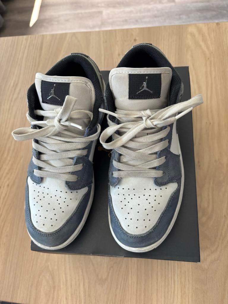 Air Jordan 1 Low GS Summit White/Black - Maat 37.5, Kleding | Dames, Schoenen, Ophalen of Verzenden, Gedragen, Wit, Sneakers of Gympen