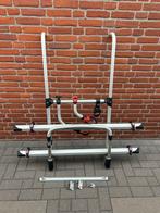 Flamma fietsendrager voor camper of caravan (2 fietsen), Achterklepdrager, Gebruikt, Ophalen of Verzenden, 2 fietsen