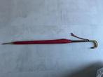 Rode vintage paraplu, Sieraden, Tassen en Uiterlijk, Paraplu's, Ophalen of Verzenden, Gebruikt, Rood
