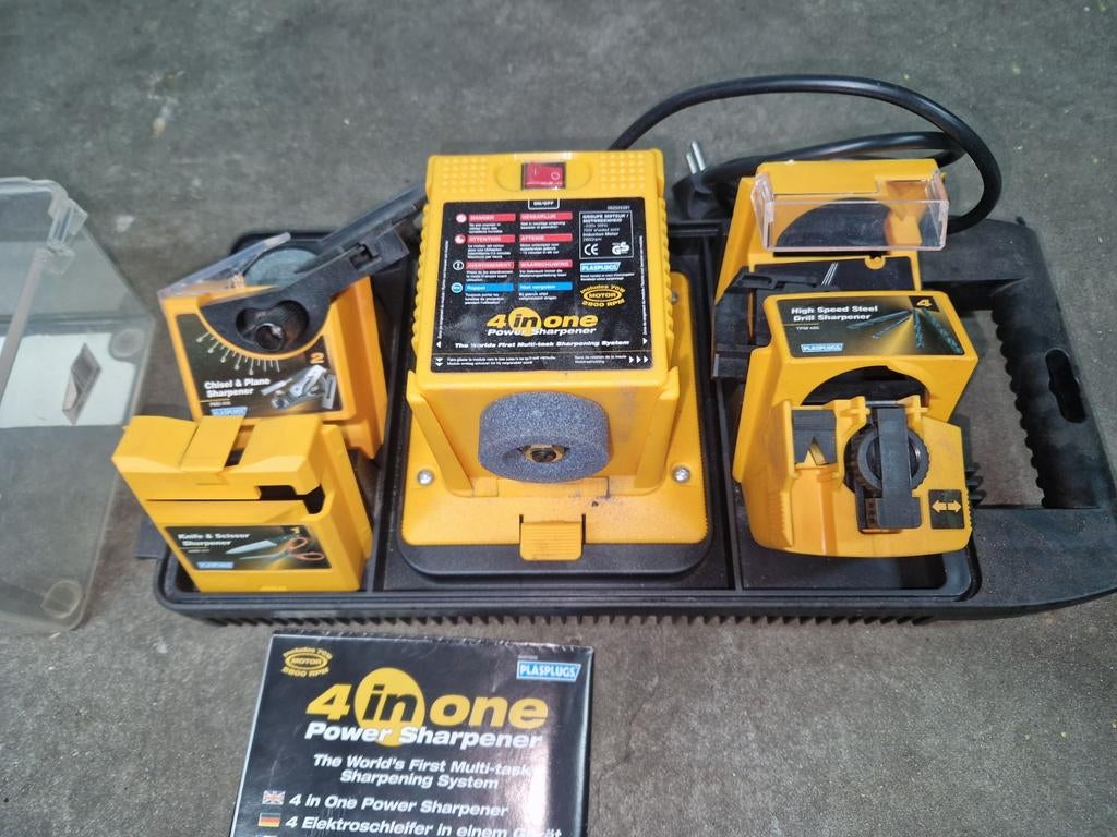 4-in-1 Power Sharpener - Boorslijpmachine, Ophalen of Verzenden, Gebruikt, Minder dan 700 watt, Overige typen