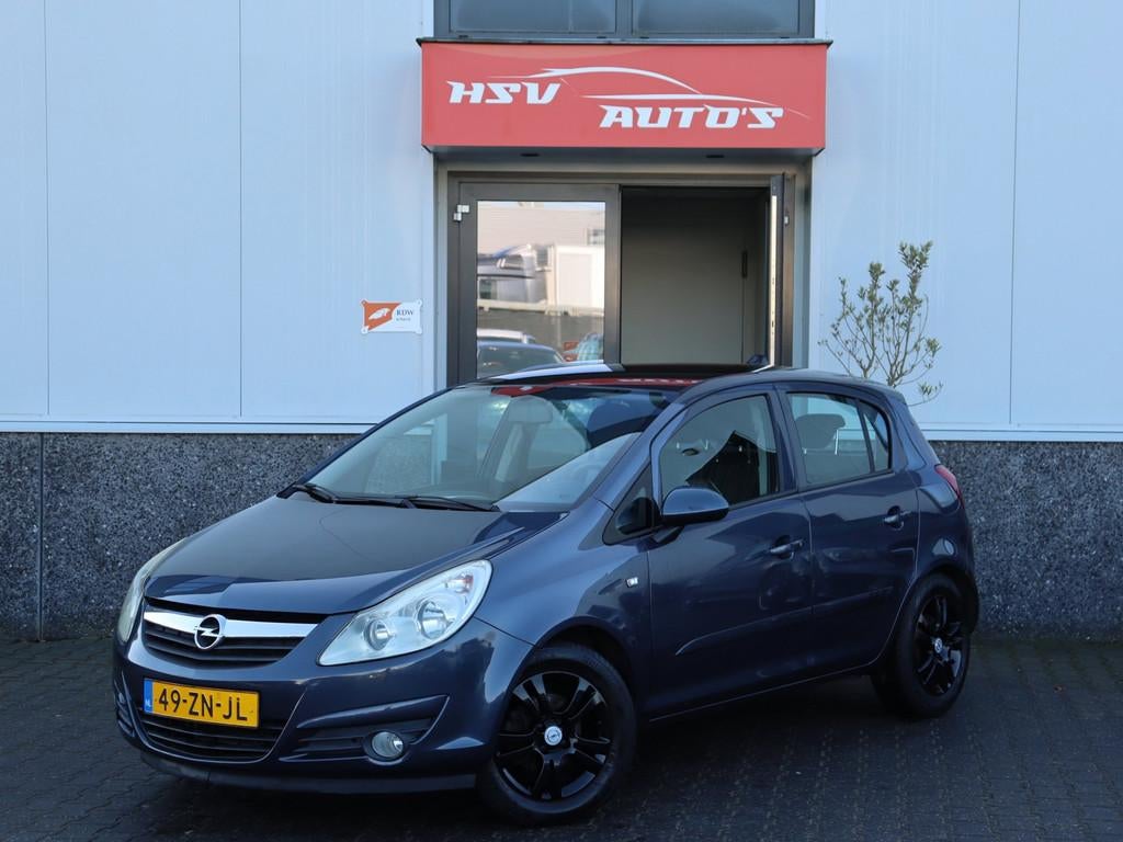 Opel Corsa 1.4-16V Enjoy airco LM 4-deurs org NL, Voorwielaandrijving, 1063 kg, Gebruikt, 4 cilinders