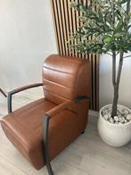 Leren fauteuil in goede staat - Ophalen Harlingen, Ophalen, Bruin, Leer, Eén