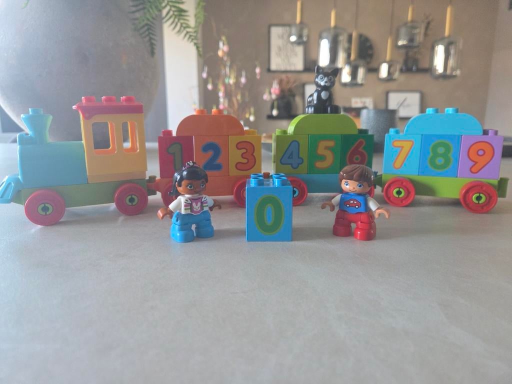 Getallen trein duplo, Ophalen of Verzenden, Duplo