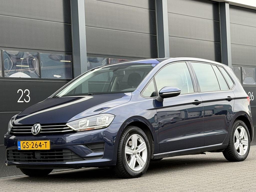 Volkswagen Golf Sportsvan 1.6 TDI Navi Clima EURO-6, Euro 6, Blauw, Golf Sportsvan, Bedrijf