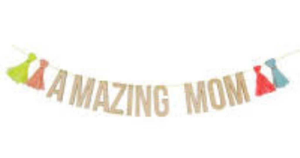 Nieuw Amazing Mum guirlande versiering verjaardag 50 slinger, Ophalen of Verzenden, Nieuw, Versiering, Verjaardag