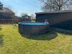 Compleet zwembad met krachtige zandpomp 5 meter, Ophalen, Gebruikt, 80 tot 120 cm, Rond