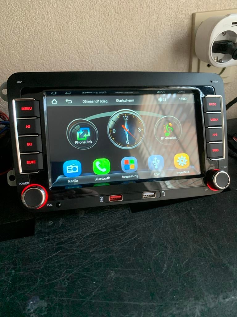 Autoradio met touchscreen volkswagen seat skoda rns 510 gps, Ophalen of Verzenden, Nieuw