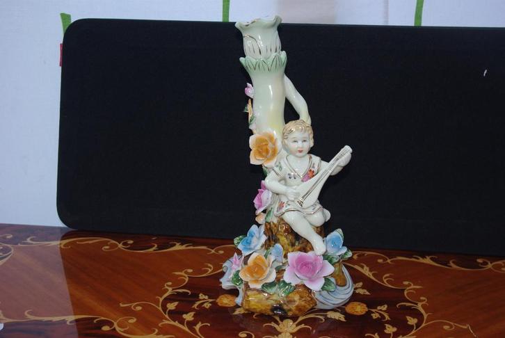 Roosjes kandelaar, Huis en Inrichting, Woonaccessoires | Kandelaars en Kaarsen, Minder dan 25 cm, Overige materialen, Ophalen of Verzenden