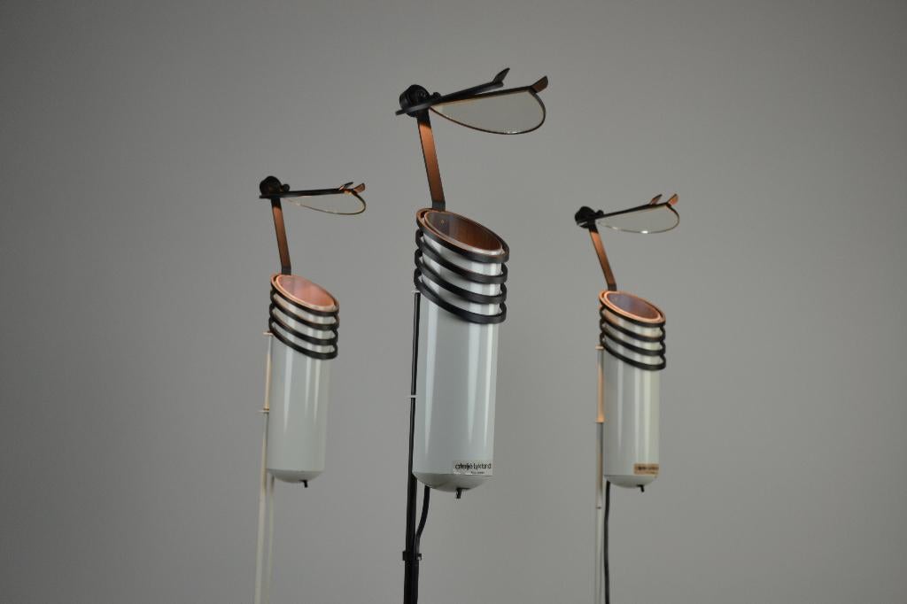 Drie "Skarabé" vloerlampen - Ateljé Lyktan, Zweden, 1980s, Huis en Inrichting, Lampen | Vloerlampen, Gebruikt, Scandinavian Modern / Swedish Modern / Midcentury Modern