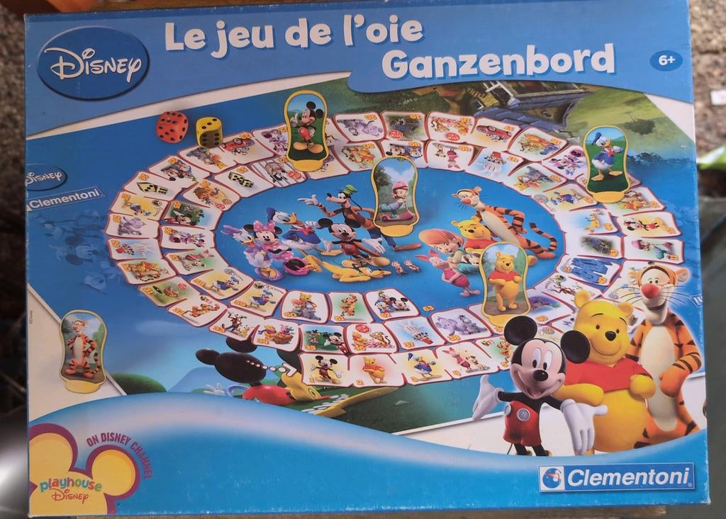 Disney ganzenbord, Clementoni, Verzamelen, Ophalen of Verzenden, Beeldje of Figuurtje