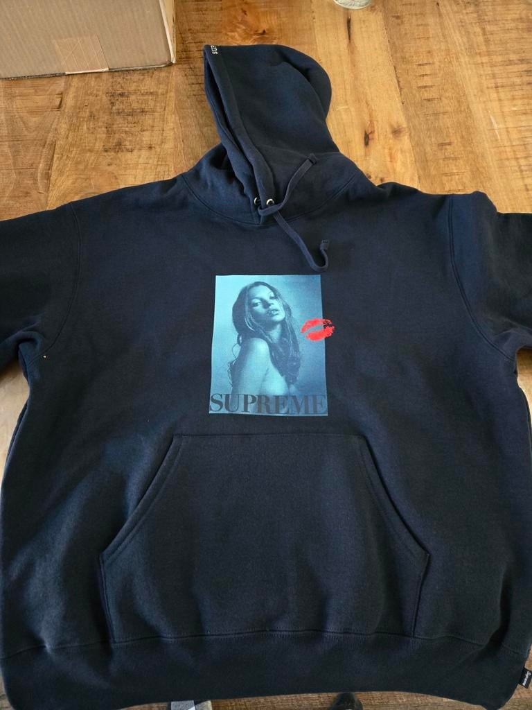 Supreme Kate Moss hoodie blauw maat M, Kleding | Heren, Truien en Vesten, Nieuw, Ophalen of Verzenden, Supreme, Maat 48/50 (M)