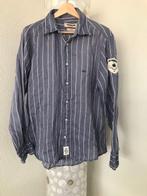 Linnen mcgregor blouse overhemd blauw custos fit m, Zo goed als nieuw, Schipluidenlaan 20 5035KJ Tilburg, Merkfreak, McGregor