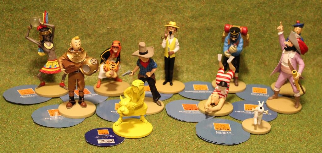 KUIFJE BEELDEN  ( 11 x ), Verzamelen, Ophalen of Verzenden, Kuifje, Nieuw, Beeldje of Figuurtje