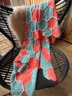Handgemaakt gehaakste sprei plaid deken 120x180, Ophalen of Verzenden, Zo goed als nieuw