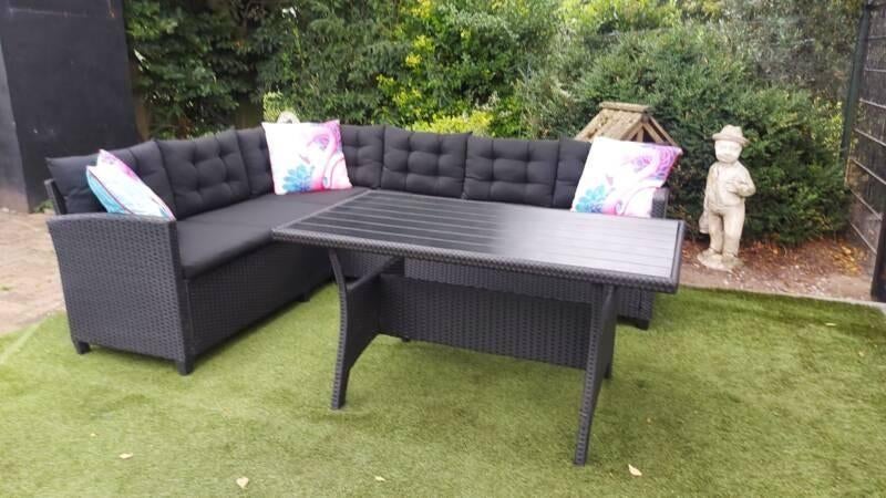 Mooi wicker loungeset, Tuin en Terras, Tuinsets en Loungesets, Gebruikt, Wicker, Ophalen