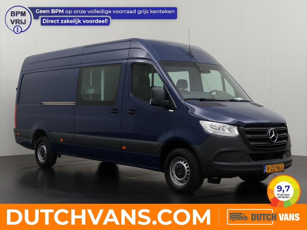 Mercedes-Benz Sprinter 319CDI 3.0V6 L3H2 Maxi Dubbele Cabine, Auto's, Bestelauto's, Gebruikt, 190 pk, Blauw, 2800 kg
