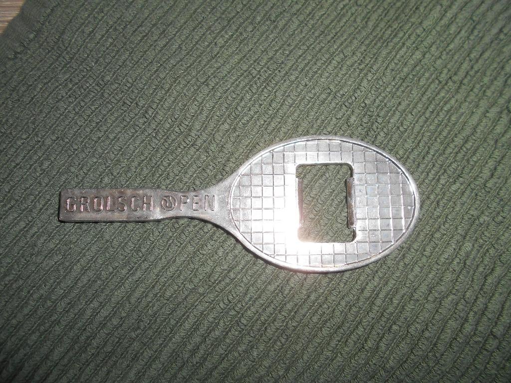 Grolsch bier opener. Grolsch open, Ophalen of Verzenden, Zo goed als nieuw, Flesopener, Grolsch