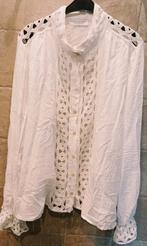Amaya Amsterdam Witte Blouse- Maat 46 - zgan, Kleding | Dames, Blouses en Tunieken, Wit, Maat 46/48 (XL) of groter, Ophalen of Verzenden
