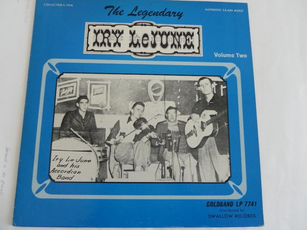 LP Iry LeJune - The Legendary Iry LeJune - Volume 2, Ophalen of Verzenden, Gebruikt, 12 inch