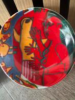 Set van 3 kleurrijke decoratieve schaaltjes ,gesigneerd, Verzenden