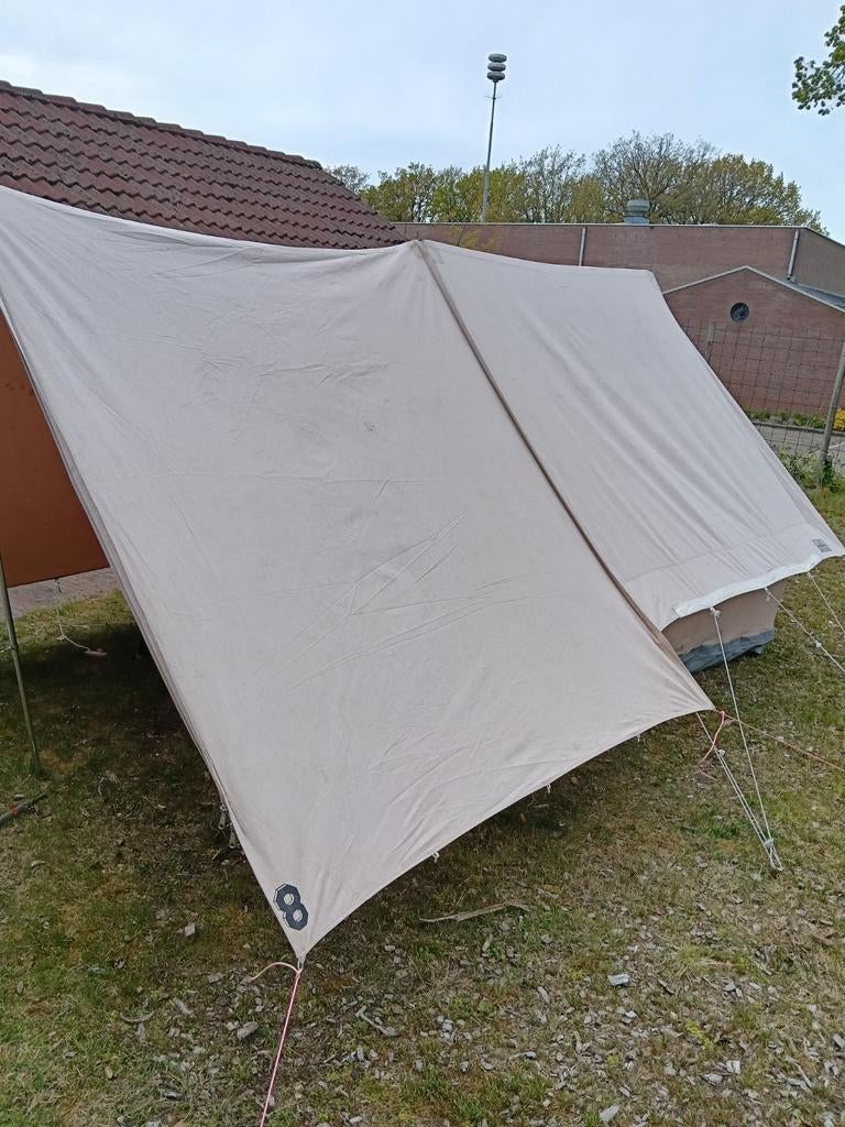 Vintage tent, Ophalen, Gebruikt