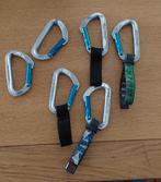 8 Karabiners Petzl & Edelrid - Klimmateriaal, Verzenden, Zo goed als nieuw, Overige typen