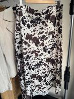 Zara lange losvallende rok met koeien print, Wit, Zara, Maat 42/44 (L), Ophalen of Verzenden