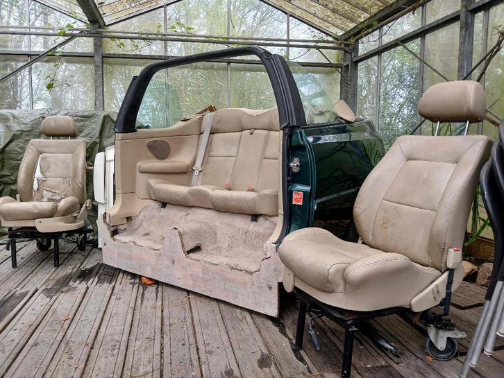 Bankstel van VW Golf 4 cabrio, Huis en Inrichting, Banken | Bankstellen, Gebruikt, Rechte bank, Vierpersoons of meer, 75 tot 100 cm