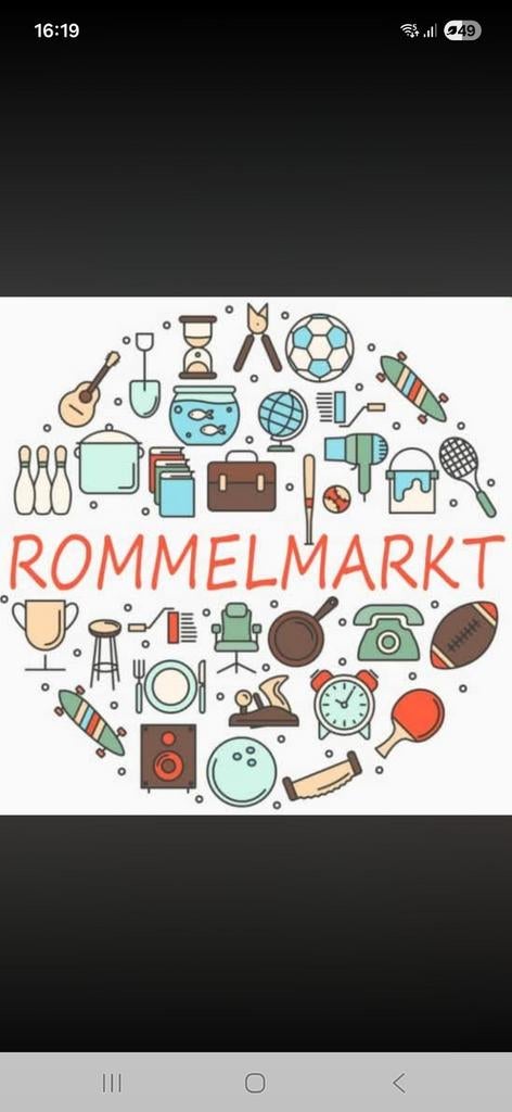 Rommelmarkt spullen, Ophalen