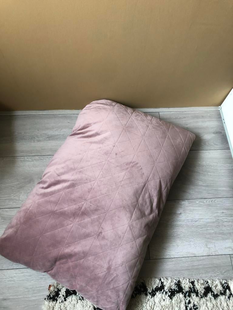 Atmosphera Vloerkussen/zitkussen Saigon - beige - 48 x 48 x 14 cm