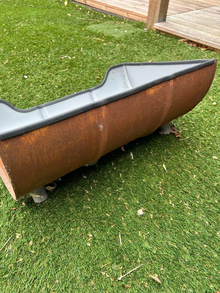 Super originele kattenmand gemaakt van olievat, Dieren en Toebehoren, Kattenmanden, Ophalen of Verzenden, Zo goed als nieuw, Overige